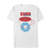 Men's Twin Peaks Good Coffee and Donut  Adult T-Shirt