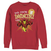 Men's Marvel Dad You're Invincible Like Iron Man  Adult Sweatshirt