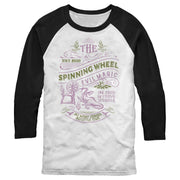 Men's Sleeping Beauty The Spinning Wheel  Adult Baseball Tee