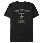 Men's US Army Camo Army Grandpa  Adult T-Shirt