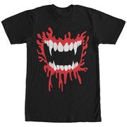 Men's Lost Gods Halloween Vampire Fangs  Adult T-Shirt