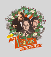 Men's Seinfeld Festivus Wreath  Adult T-Shirt