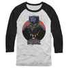 Men's Marvel Black Panther Retro  Adult Baseball Tee