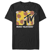 Men's MTV Pizza Logo  Adult T-Shirt