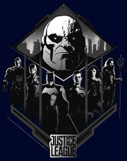 Men's Zack Snyder Justice League Darkseid Group Shot  Adult Pull Over Hoodie