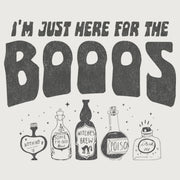 Men's Lost Gods Halloween I'm Just Here for the Booos  Adult T-Shirt