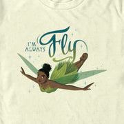 Men's Peter Pan & Wendy Tinker Bell I'm Always Fly  Adult T-Shirt