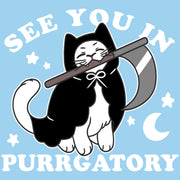 Men's Lost Gods Halloween See You In Purrgatory  Adult T-Shirt