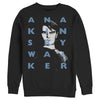 Men's Star Wars: The Clone Wars Anakin Skywalker Text Overlay  Adult Sweatshirt