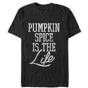 Women's CHIN UP Pumpkin Spice is the Life  Adult Boyfriend Tee