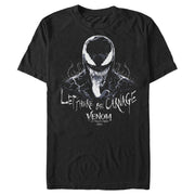 Men's Marvel Venom: Let There be Carnage Black and White  Adult T-Shirt