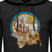 Men's Pirates of the Caribbean: On Stranger Tides Distressed Skull Logo  Adult Pull Over Hoodie