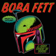 Men's Star Wars: The Book of Boba Fett A New Boss In Town  Adult T-Shirt