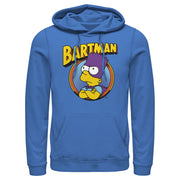 Men's The Simpsons Bartman  Adult Pull Over Hoodie