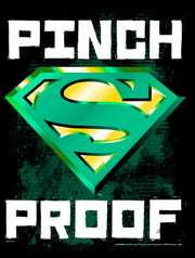 Men's Superman St. Patrick's Day Pinch Proof Logo  Adult T-Shirt