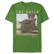 Men's Star Wars: The Mandalorian The Child Frame  Adult T-Shirt