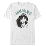 Men's Aladdin Jasmine Sketch  Adult T-Shirt