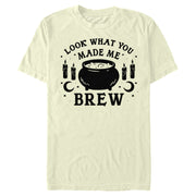 Men's Lost Gods Halloween Look What You Made Me Brew  Adult T-Shirt