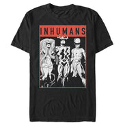 Men's Marvel Inhumans Grayscale  Adult T-Shirt