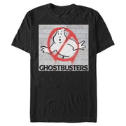 Men's Ghostbusters Brick Spray Logo  Adult T-Shirt