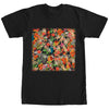 Men's Lost Gods Cats and Flowers  Adult T-Shirt