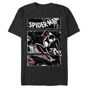 Men's Marvel Spider-Man: Into the Spider-Verse Shadow Streets  Adult T-Shirt