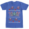 Men's Lost Gods Ugly Christmas Santa's Adventure  Adult T-Shirt