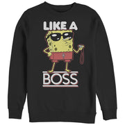 Women's SpongeBob SquarePants Like A Boss  Adult Sweatshirt