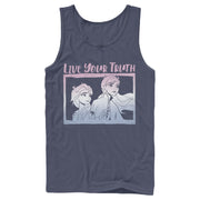 Men's Frozen 2 Sister Live Truth  Adult Tank Top