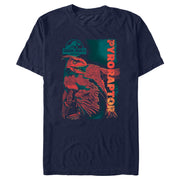 Men's Jurassic World: Dominion Pyroraptor Dinosaur Portrait  Adult T-Shirt