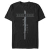 Men's Star Wars: The Mandalorian Darksaber Katakana  Adult T-Shirt