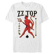 Men's ZZ TOP Devil Spades  Adult T-Shirt