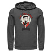 Men's Betty Boop Valentine's Day Zombie Love Dress  Adult Pull Over Hoodie