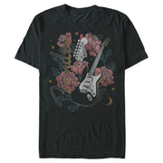 Men's Fender Floral Stratocaster  Adult T-Shirt