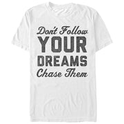 Women's CHIN UP Chase Dreams  Adult Boyfriend Tee