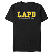 Men's LAPD To Protect and To Serve  Adult T-Shirt