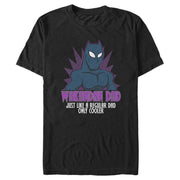 Men's Marvel Black Panther Wakandan Dad Just Like a Regular Dad Only Cooler  Adult T-Shirt