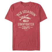 Men's Star Wars Rebel X-Wing Starfighter Corps Collegiate  Adult T-Shirt