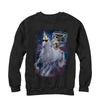 Men's Lost Gods Boombox Cat and Unicorn Space Song  Adult Sweatshirt