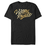 Men's Fortnite Victory Royale Gold Script  Adult T-Shirt