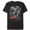 Men's Marvel Marvel Gray Gray Grayscale Avengers  Adult T-Shirt