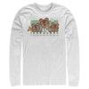 Men's Nintendo Animal Crossing Nook Family Portrait  Adult Long Sleeve Shirt