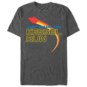 Men's Solo: A Star Wars Story Made the Kessel Run Rainbow  Adult T-Shirt