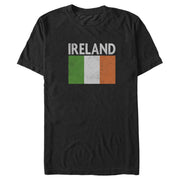 Men's Lost Gods St. Patrick's Day Distressed Irish Flag  Adult T-Shirt