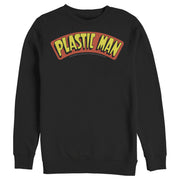 Men's Justice League Plastic Man Logo  Adult Sweatshirt