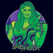 Men's She-Hulk: Attorney at Law Green Hero Smile  Adult T-Shirt