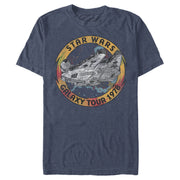 Men's Star Wars: The Rise of Skywalker Vintage Galaxy Tour  Adult T-Shirt