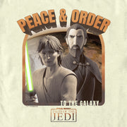 Men's Star Wars: Tales of the Jedi Peace & Order to the Galaxy  Adult T-Shirt