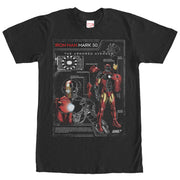 Men's Marvel Iron Man Mark 50  Adult T-Shirt