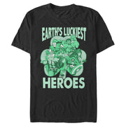 Men's Marvel Earth's Luckiest Heroes St. Patrick's  Adult T-Shirt